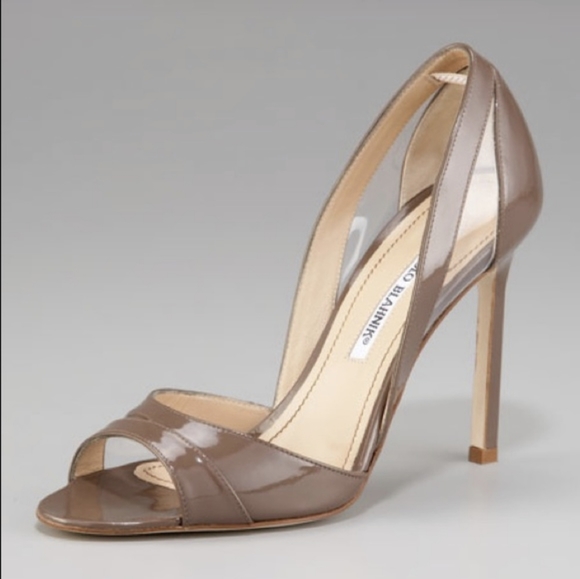 Manolo Blahnik | Shoes | Manolo Blahnik Brown Heels | Poshmark